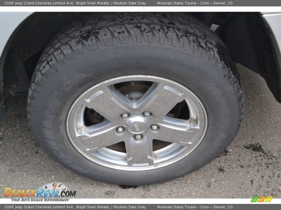 2006 Jeep Grand Cherokee Limited 4x4 Bright Silver Metallic / Medium Slate Gray Photo #9