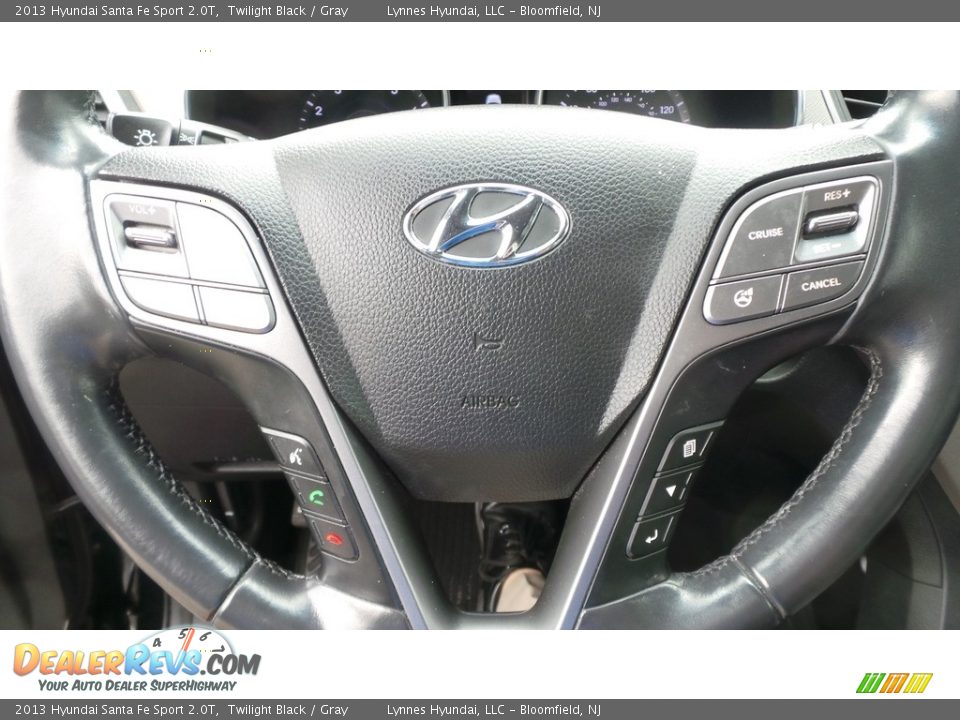 2013 Hyundai Santa Fe Sport 2.0T Twilight Black / Gray Photo #15