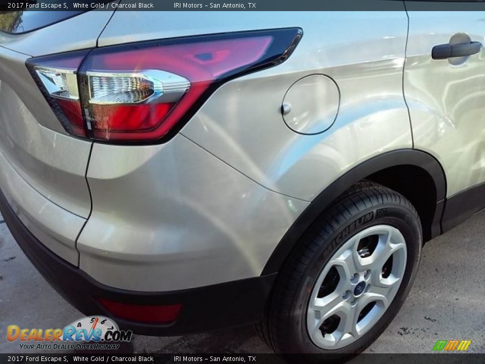2017 Ford Escape S White Gold / Charcoal Black Photo #15