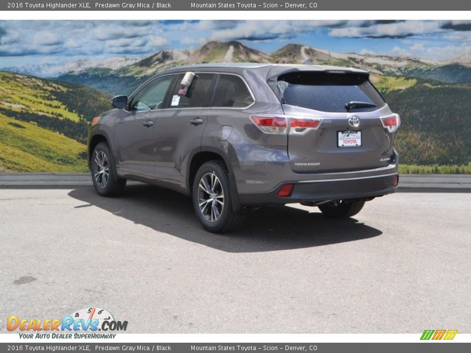 2016 Toyota Highlander XLE Predawn Gray Mica / Black Photo #3