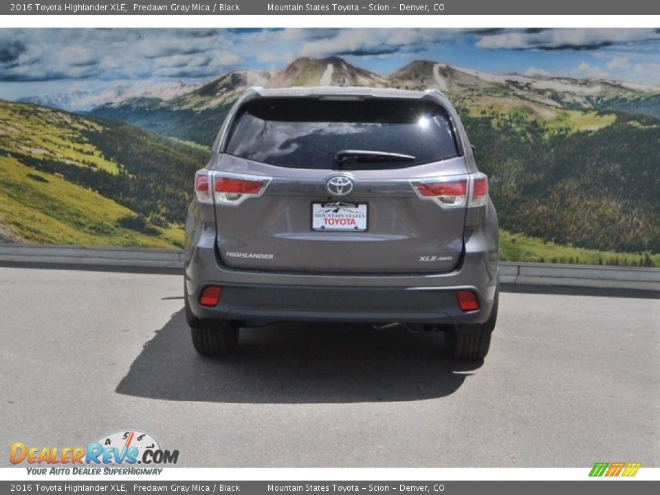 2016 Toyota Highlander XLE Predawn Gray Mica / Black Photo #4