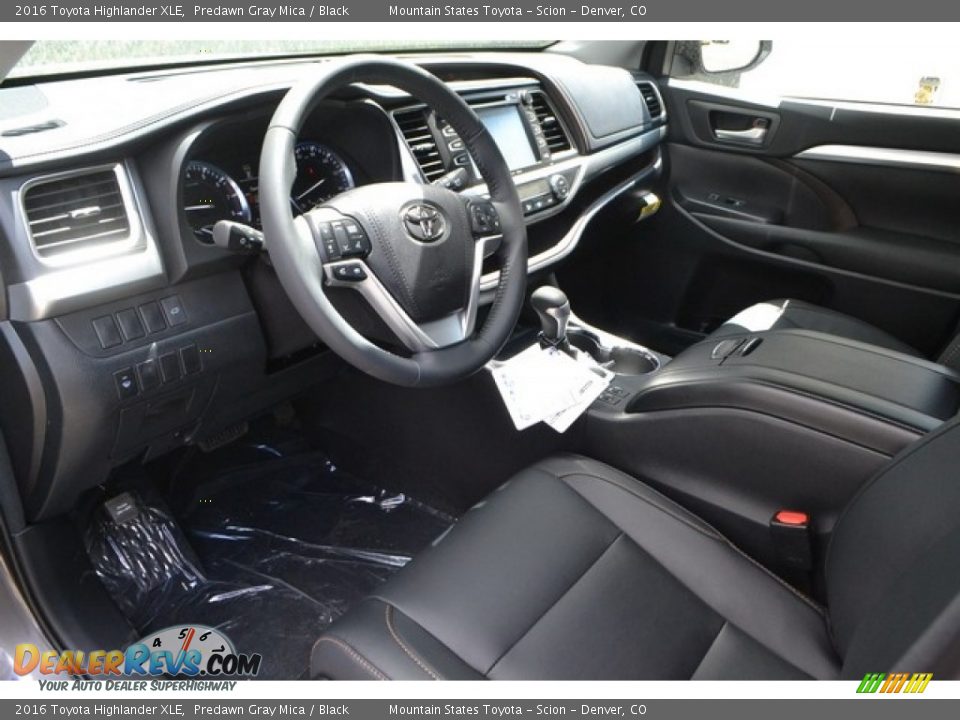 2016 Toyota Highlander XLE Predawn Gray Mica / Black Photo #5