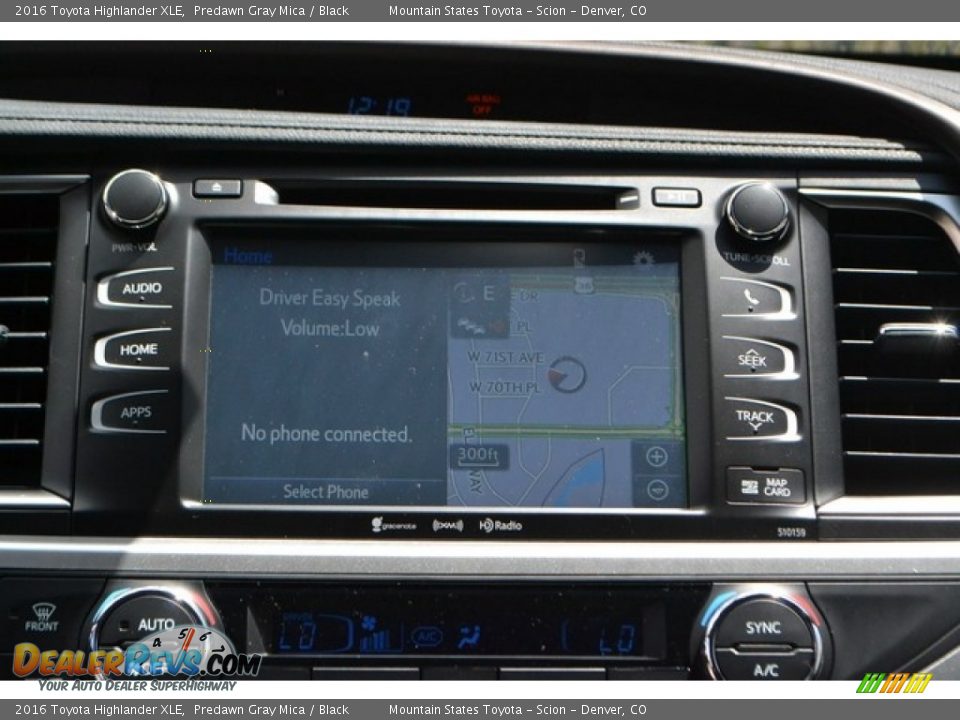 2016 Toyota Highlander XLE Predawn Gray Mica / Black Photo #6