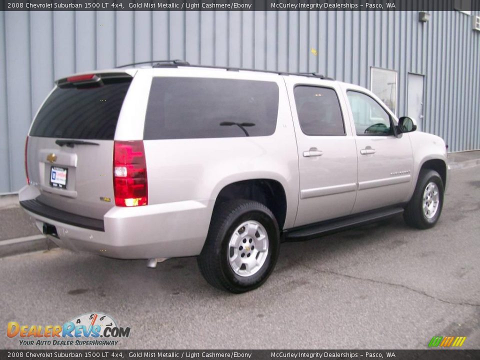 2008 Chevrolet Suburban 1500 LT 4x4 Gold Mist Metallic / Light Cashmere/Ebony Photo #3
