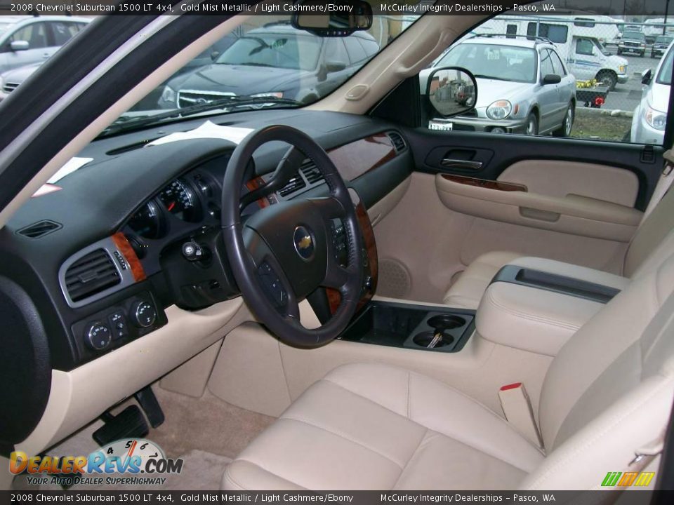 2008 Chevrolet Suburban 1500 LT 4x4 Gold Mist Metallic / Light Cashmere/Ebony Photo #4