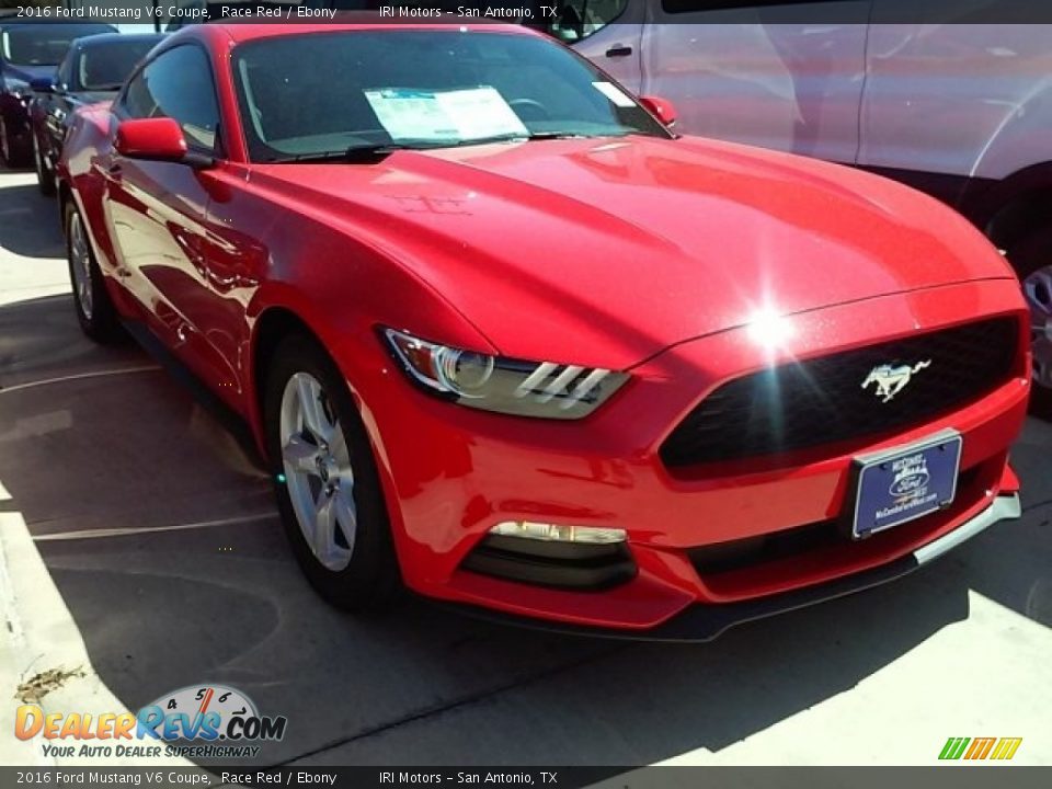 2016 Ford Mustang V6 Coupe Race Red / Ebony Photo #1