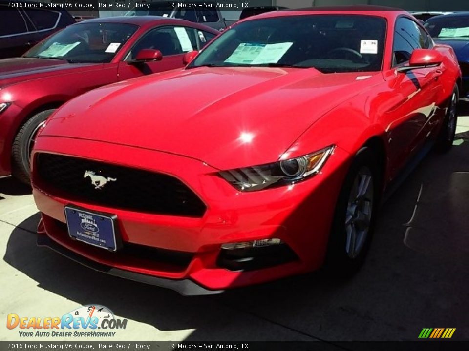 2016 Ford Mustang V6 Coupe Race Red / Ebony Photo #14