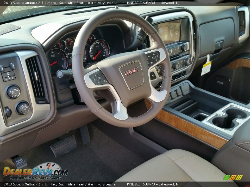 2013 Subaru Outback 2.5i Limited Satin White Pearl / Warm Ivory Leather Photo #27