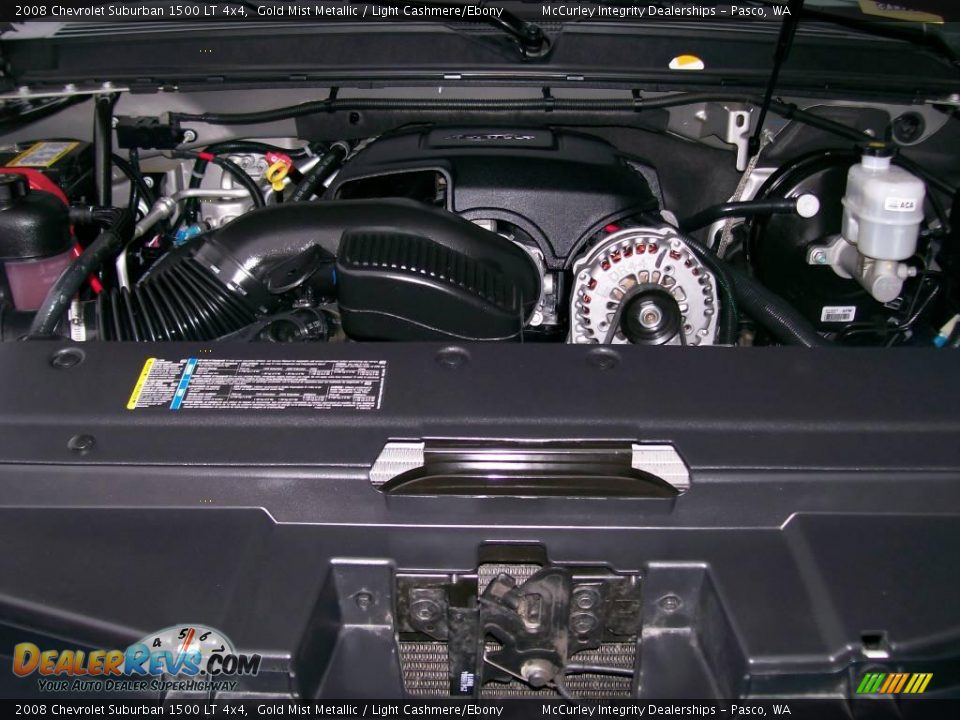 2008 Chevrolet Suburban 1500 LT 4x4 Gold Mist Metallic / Light Cashmere/Ebony Photo #8