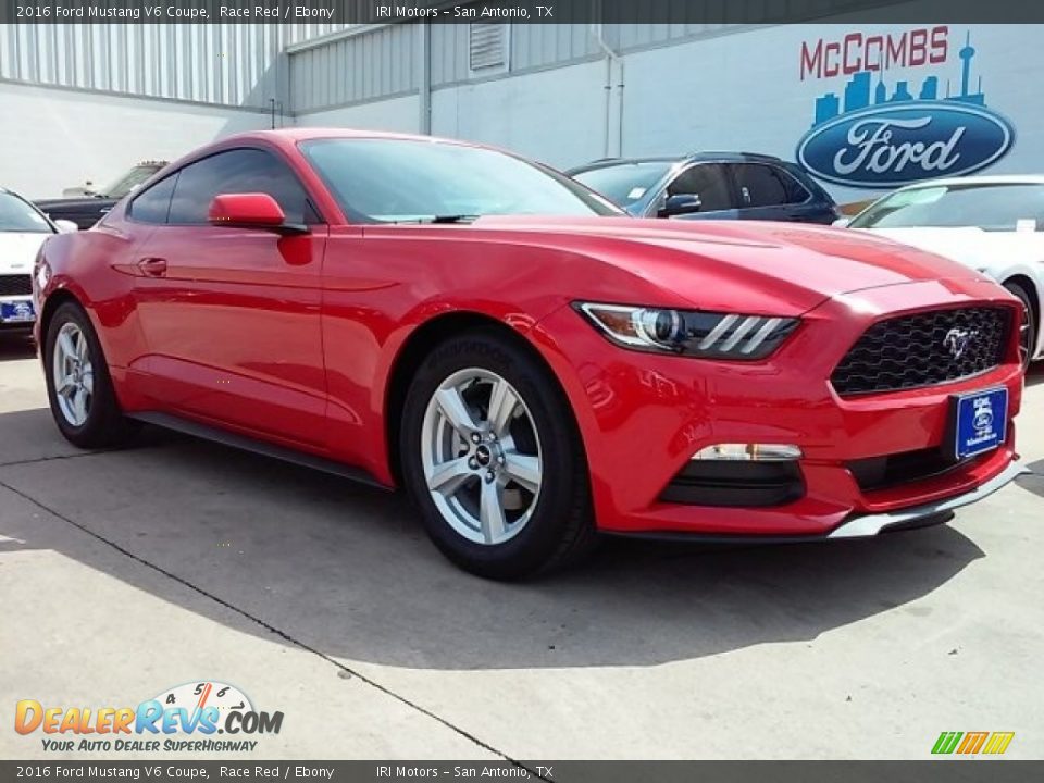 2016 Ford Mustang V6 Coupe Race Red / Ebony Photo #1