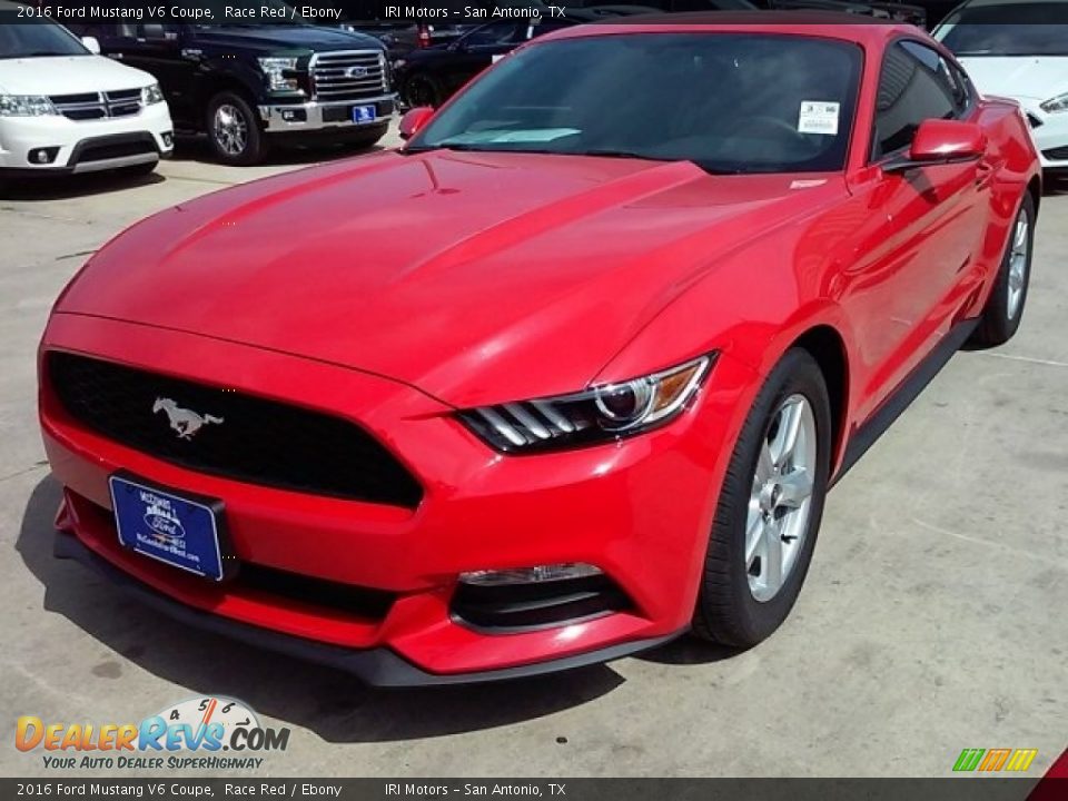 2016 Ford Mustang V6 Coupe Race Red / Ebony Photo #7