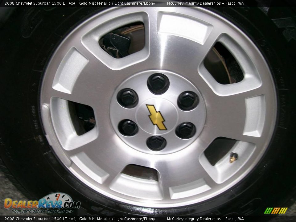 2008 Chevrolet Suburban 1500 LT 4x4 Gold Mist Metallic / Light Cashmere/Ebony Photo #9