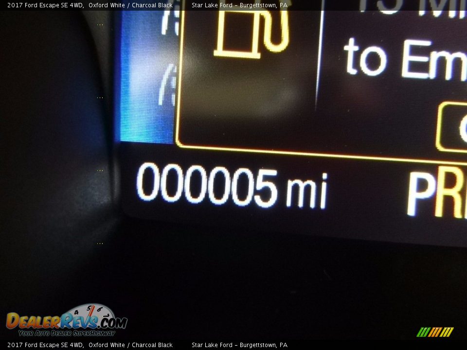 2017 Ford Escape SE 4WD Oxford White / Charcoal Black Photo #20