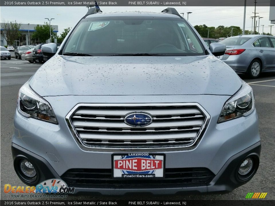 2016 Subaru Outback 2.5i Premium Ice Silver Metallic / Slate Black Photo #2