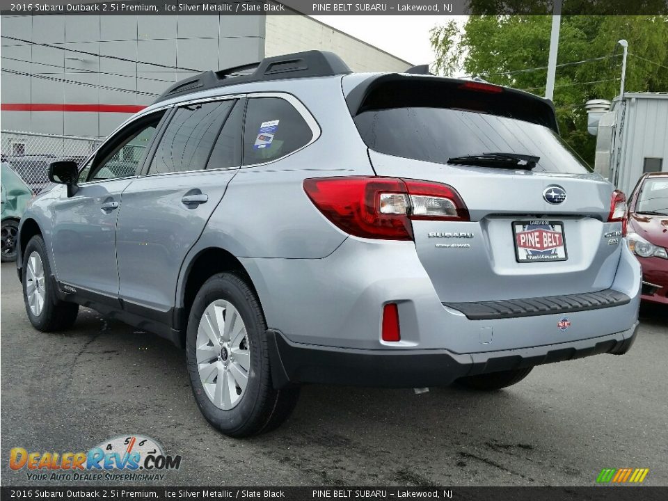 2016 Subaru Outback 2.5i Premium Ice Silver Metallic / Slate Black Photo #4