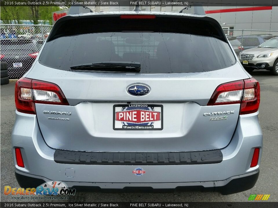 2016 Subaru Outback 2.5i Premium Ice Silver Metallic / Slate Black Photo #5
