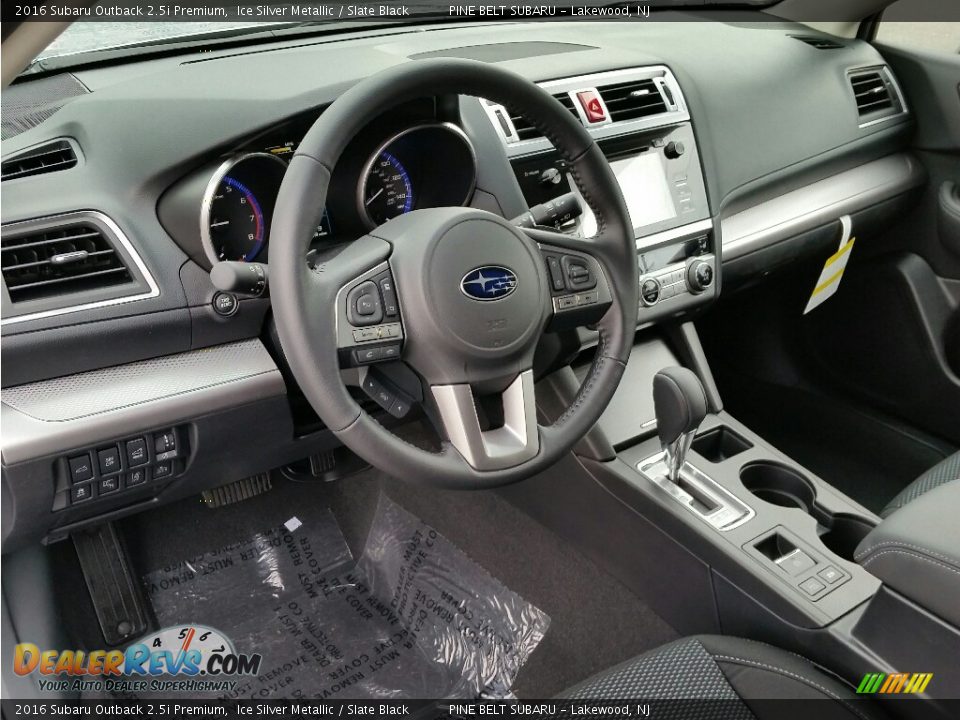 2016 Subaru Outback 2.5i Premium Ice Silver Metallic / Slate Black Photo #8