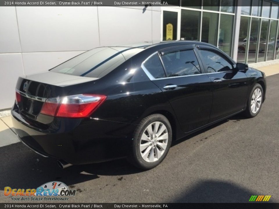 2014 Honda Accord EX Sedan Crystal Black Pearl / Black Photo #7