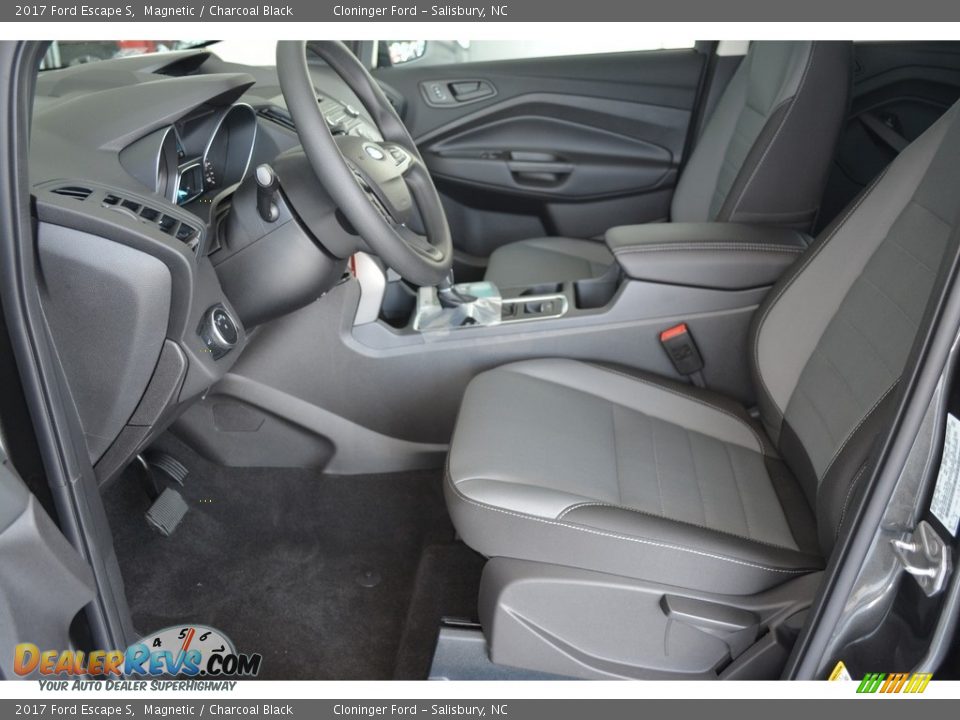 2017 Ford Escape S Magnetic / Charcoal Black Photo #6