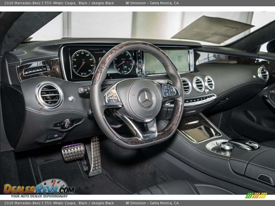 Dashboard of 2016 Mercedes-Benz S 550 4Matic Coupe Photo #6