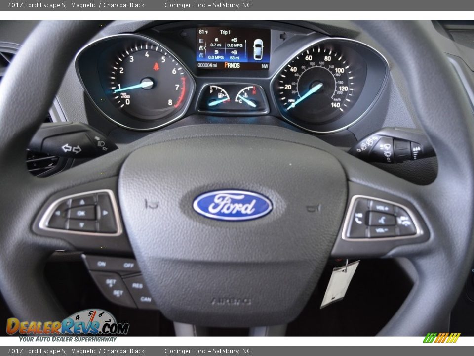 2017 Ford Escape S Magnetic / Charcoal Black Photo #15