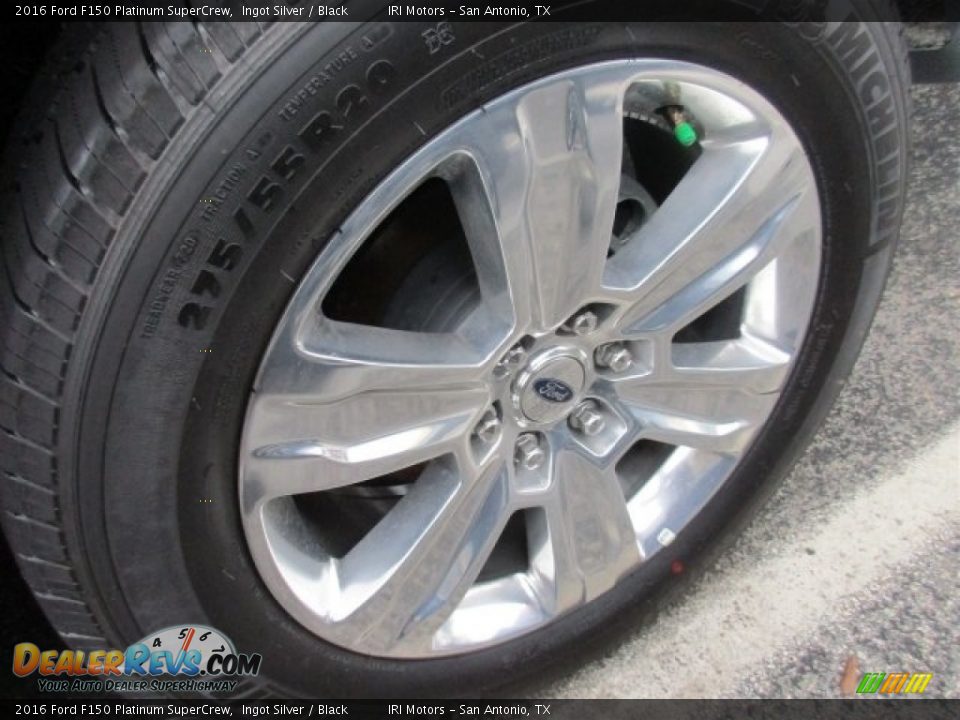 2016 Ford F150 Platinum SuperCrew Ingot Silver / Black Photo #4