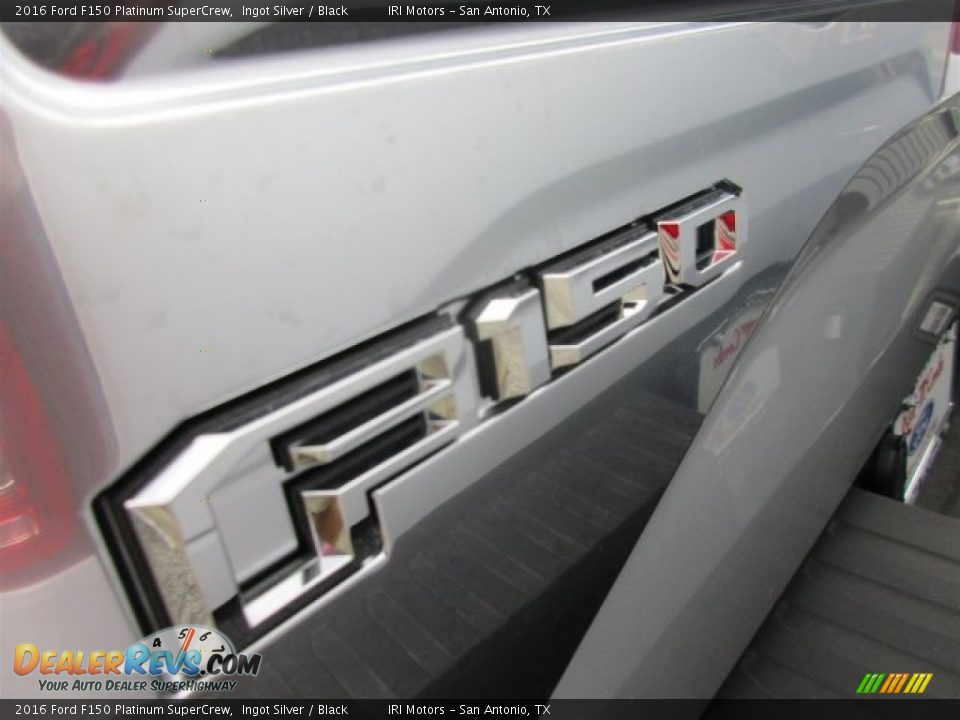2016 Ford F150 Platinum SuperCrew Ingot Silver / Black Photo #6
