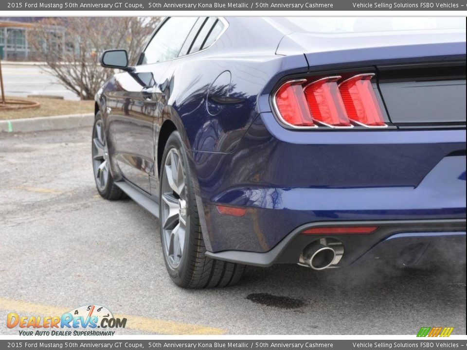 2015 Ford Mustang 50th Anniversary GT Coupe 50th Anniversary Kona Blue Metallic / 50th Anniversary Cashmere Photo #5