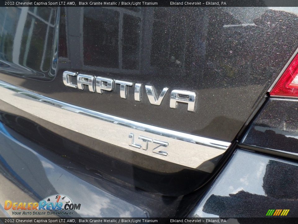2012 Chevrolet Captiva Sport LTZ AWD Black Granite Metallic / Black/Light Titanium Photo #11