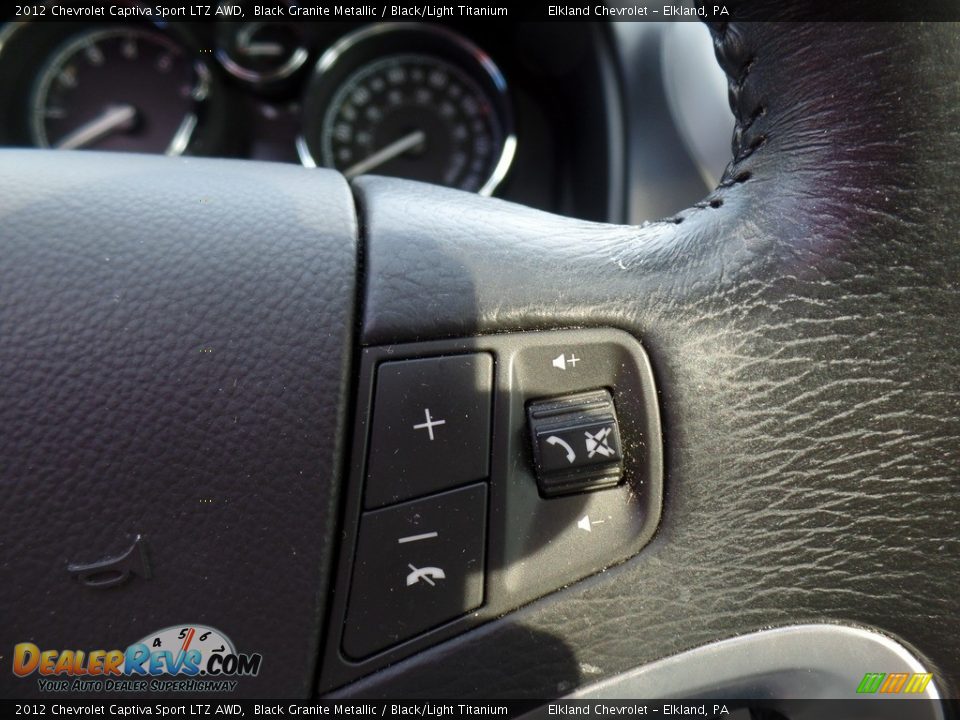 2012 Chevrolet Captiva Sport LTZ AWD Black Granite Metallic / Black/Light Titanium Photo #20