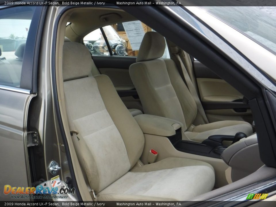2009 Honda Accord LX-P Sedan Bold Beige Metallic / Ivory Photo #9