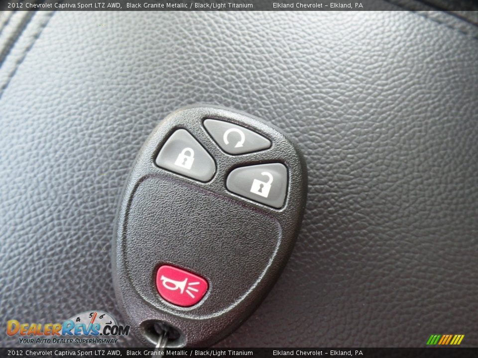 2012 Chevrolet Captiva Sport LTZ AWD Black Granite Metallic / Black/Light Titanium Photo #31