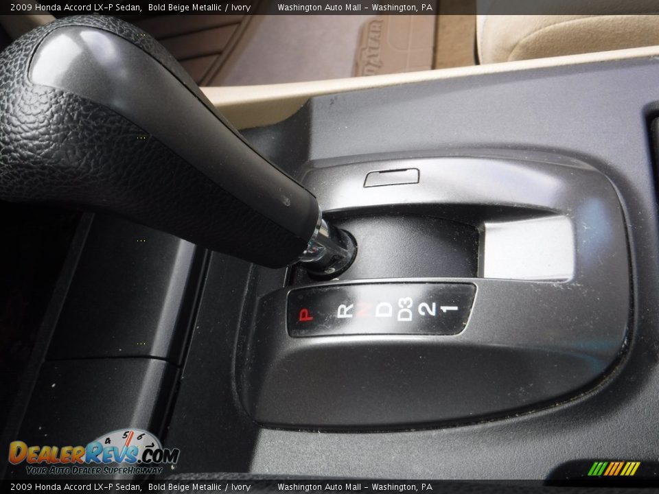 2009 Honda Accord LX-P Sedan Bold Beige Metallic / Ivory Photo #14