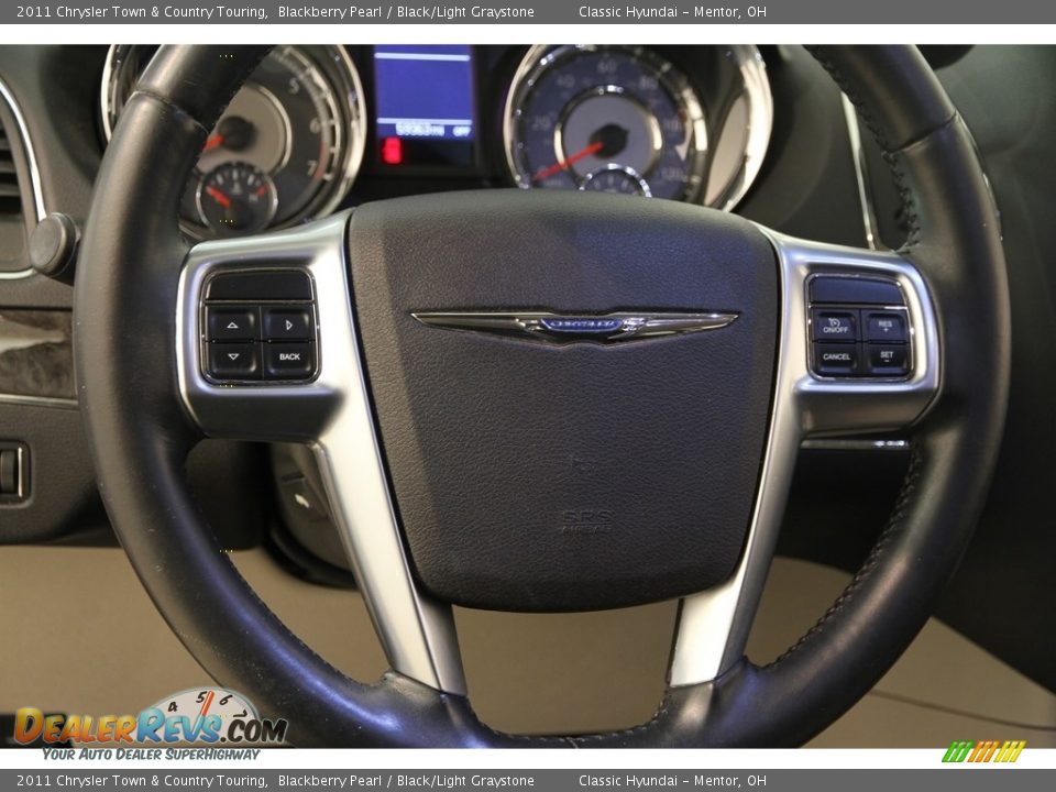 2011 Chrysler Town & Country Touring Blackberry Pearl / Black/Light Graystone Photo #6