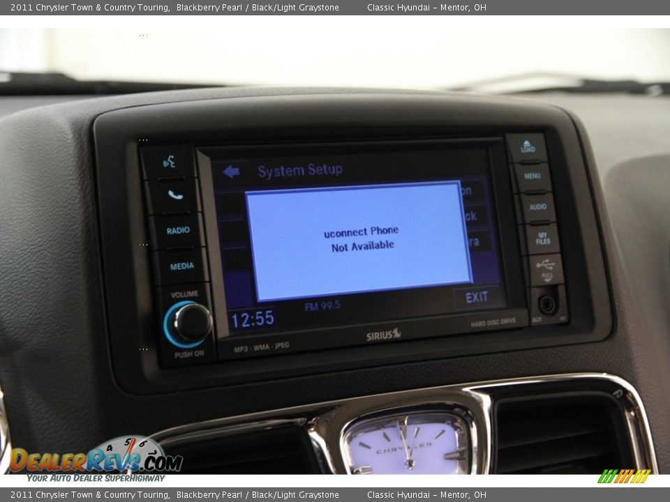 2011 Chrysler Town & Country Touring Blackberry Pearl / Black/Light Graystone Photo #11