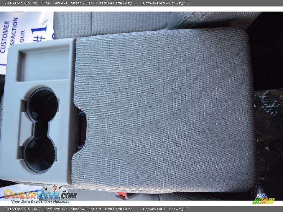 2016 Ford F150 XLT SuperCrew 4x4 Shadow Black / Medium Earth Gray Photo #30