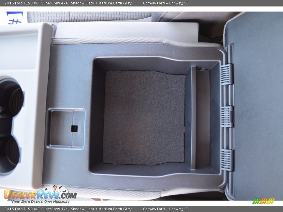 2016 Ford F150 XLT SuperCrew 4x4 Shadow Black / Medium Earth Gray Photo #31