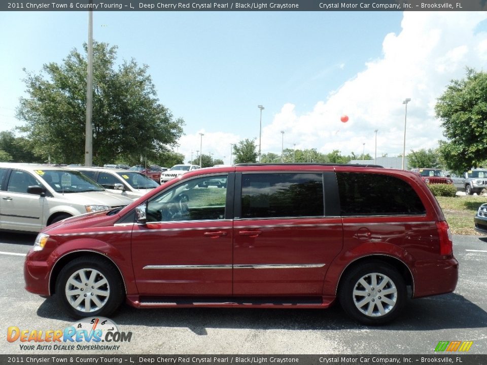 2011 Chrysler Town & Country Touring - L Deep Cherry Red Crystal Pearl / Black/Light Graystone Photo #2