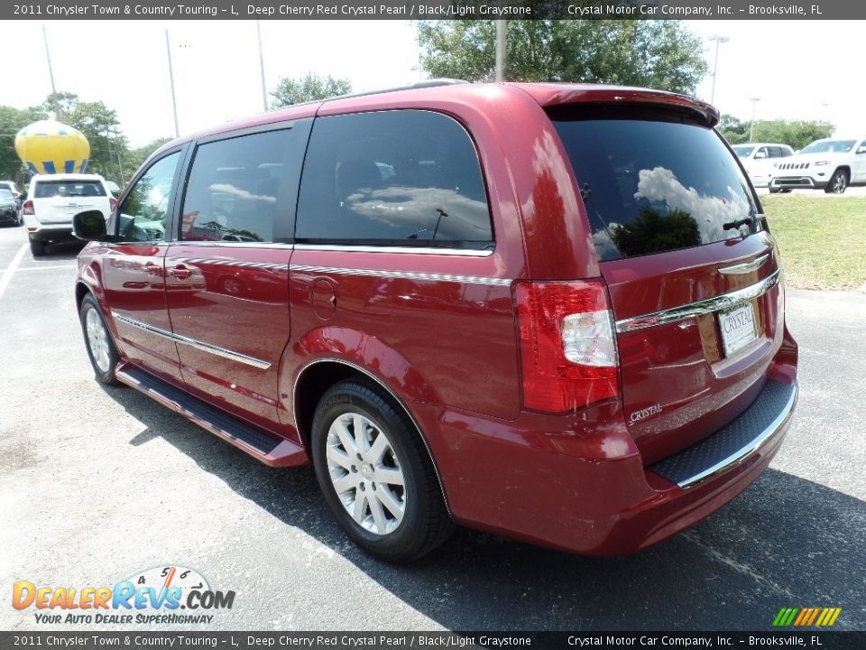 2011 Chrysler Town & Country Touring - L Deep Cherry Red Crystal Pearl / Black/Light Graystone Photo #3
