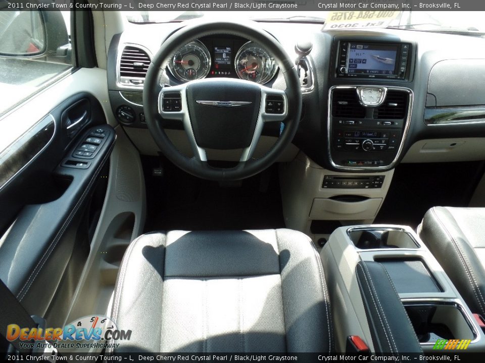 2011 Chrysler Town & Country Touring - L Deep Cherry Red Crystal Pearl / Black/Light Graystone Photo #8