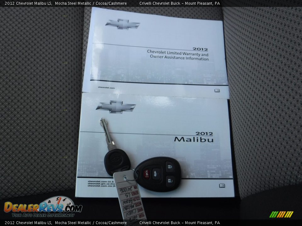 2012 Chevrolet Malibu LS Mocha Steel Metallic / Cocoa/Cashmere Photo #26
