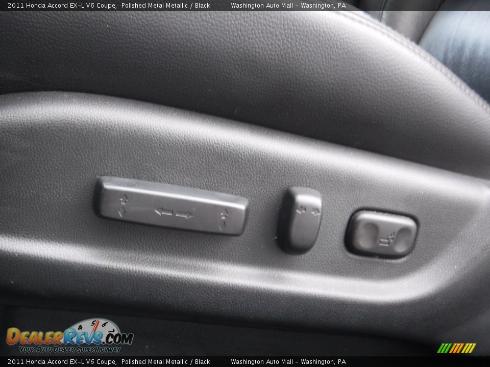 2011 Honda Accord EX-L V6 Coupe Polished Metal Metallic / Black Photo #13