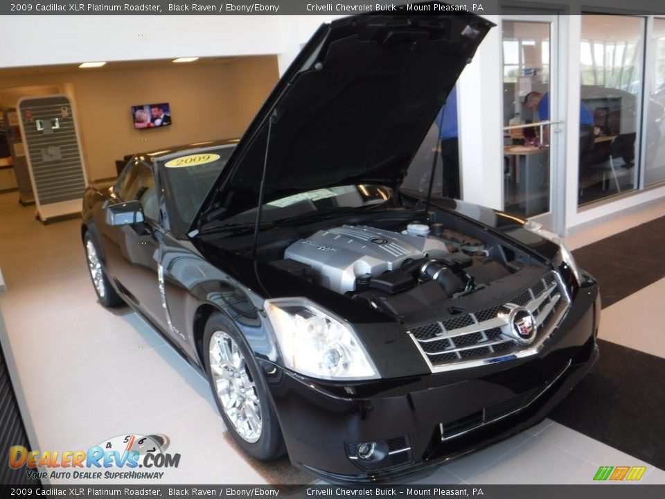 2009 Cadillac XLR Platinum Roadster Black Raven / Ebony/Ebony Photo #16