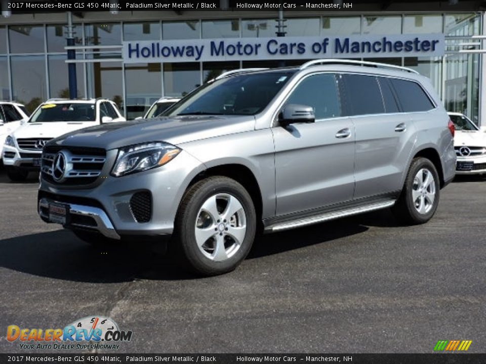2017 Mercedes-Benz GLS 450 4Matic Paladium Silver Metallic / Black Photo #1