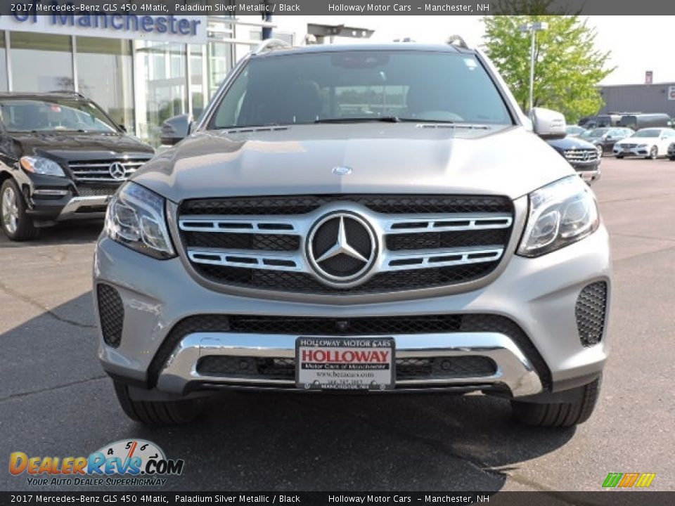 2017 Mercedes-Benz GLS 450 4Matic Paladium Silver Metallic / Black Photo #2