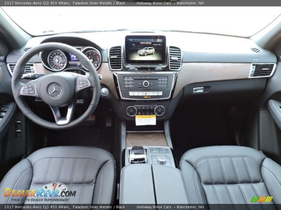 2017 Mercedes-Benz GLS 450 4Matic Paladium Silver Metallic / Black Photo #7