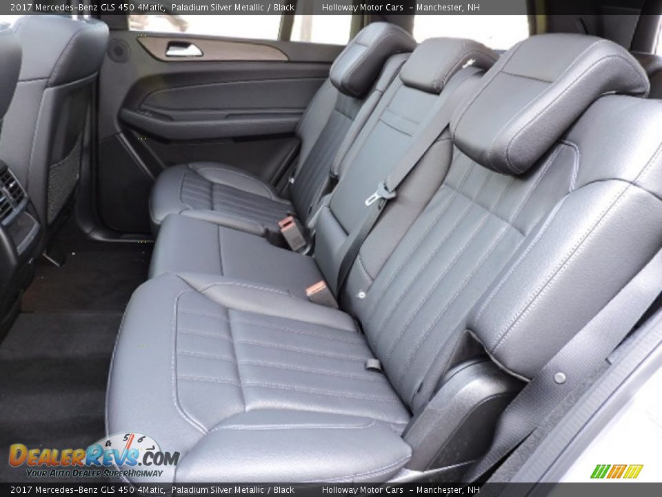 2017 Mercedes-Benz GLS 450 4Matic Paladium Silver Metallic / Black Photo #9