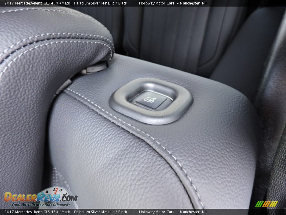 2017 Mercedes-Benz GLS 450 4Matic Paladium Silver Metallic / Black Photo #10