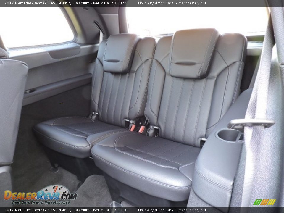2017 Mercedes-Benz GLS 450 4Matic Paladium Silver Metallic / Black Photo #12