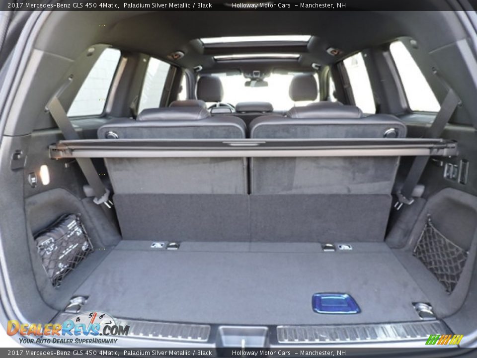 2017 Mercedes-Benz GLS 450 4Matic Paladium Silver Metallic / Black Photo #13